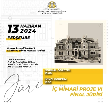 Bitirme Projesi "Konya Sanayi Mektebi Kültür ve Sanat Merkezi"